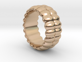 Mirror Ring 16 - Italian Size 16 in 14k Rose Gold