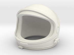 Desktop Astronaut (helmet) in White Natural Versatile Plastic