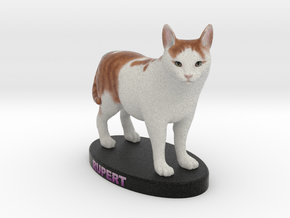 Custom Cat Figurine - Rupert in Full Color Sandstone