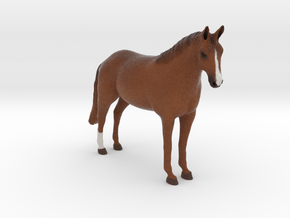 Custom Horse Figurine - Turbo in Full Color Sandstone