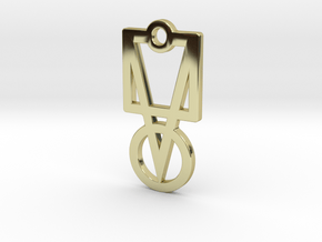 M7NEW in 18k Gold Plated Brass