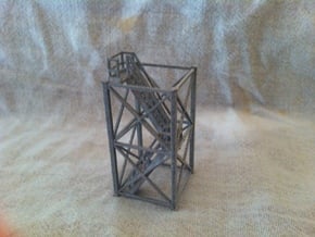 'HO Scale' - 10'x10'x20' Tower With Stairway in Tan Fine Detail Plastic
