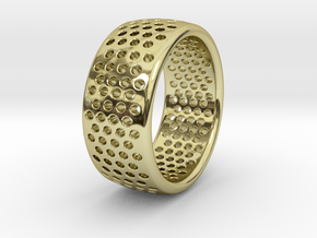 Light Ring in 18k Gold Plated Brass