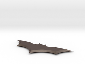 Batarang in Polished Bronzed Silver Steel