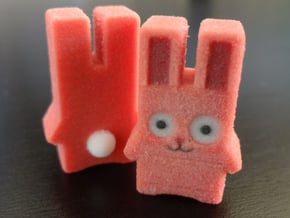 Mini Full Colour Freezer Bunny in Full Color Sandstone