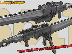 Happy Camper: Sniper Rifle in White Natural Versatile Plastic