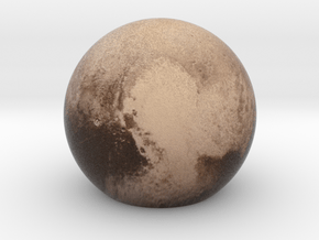 Pluto Sphere Large in Full Color Sandstone