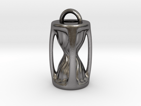 Sanduhr / Hourglass Pendant in Polished Nickel Steel