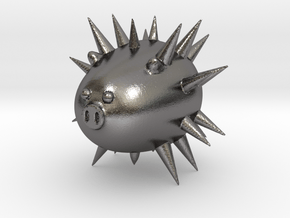 Blowfishpig in Polished Nickel Steel