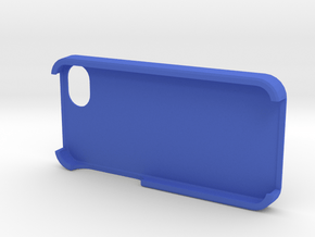 Customizable Iphone Case in Blue Processed Versatile Plastic