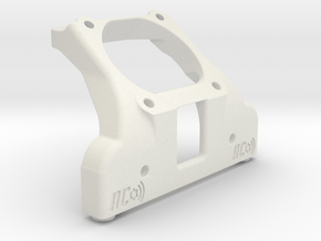 B5M 30mm FAN CHASSIS BRACE (waterfall) in White Natural Versatile Plastic