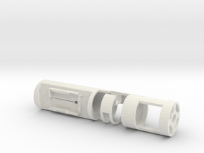 Lightsaber All-in-one Power Core Chassis System. in White Natural Versatile Plastic