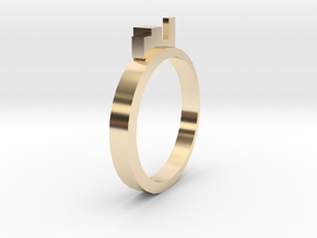 Ring for Kings (19 mm inside diameter) in 14K Yellow Gold
