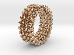 Out of borders collection - size 6 US in 14k Rose Gold Plated Brass