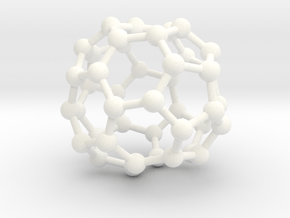 0262 Fullerene C42-41 c2 in White Processed Versatile Plastic