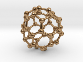 0263 Fullerene C42-42 cs in Polished Brass