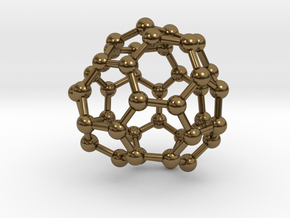 0265 Fullerene C42-44 c1 in Polished Bronze
