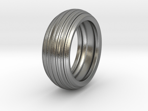Speedy - Tire Ring in Natural Silver: 9.75 / 60.875