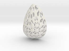 Voronoi Culon For Print in White Natural Versatile Plastic