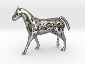 Horse in Polished Silver