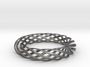 Spiral Style Bracelet  in Polished Nickel Steel
