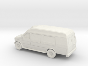 1/64 Ford E 250 Econoline Camper in White Natural Versatile Plastic