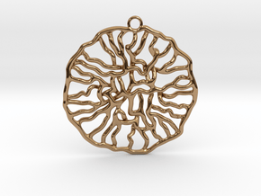 Bacteria Pendant in Polished Brass