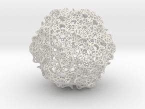 Sphere4 in White Natural Versatile Plastic