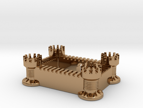 Castle (All Materials) in Polished Brass