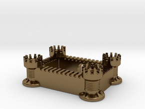 Castle (All Materials) in Polished Bronze