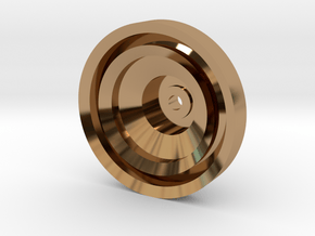 Yo-yo in Polished Brass