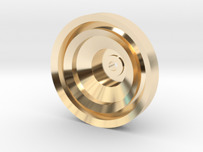 Yo-yo in 14k Gold Plated Brass