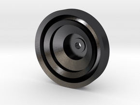 Yo-yo in Polished and Bronzed Black Steel