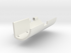 Single servo robot gripper outer side v5 in White Natural Versatile Plastic