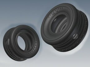 SEVEN Tugboat Tires in Black Natural Versatile Plastic