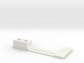 Flipper Switch Mod Bracket/Isolator (Right Side) in White Natural Versatile Plastic
