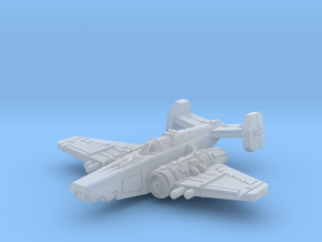 Fighter in Smooth Fine Detail Plastic