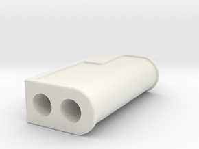 Thesas Sleeve Template in White Natural Versatile Plastic