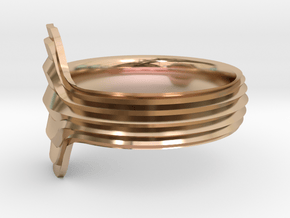 New Ring Design  in 14k Rose Gold Plated Brass