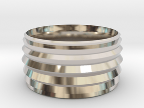 New Ring Design  in Rhodium Plated Brass