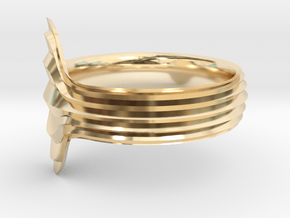 New Ring Design  in 14k Gold Plated Brass
