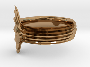 New Ring Design  in Polished Brass