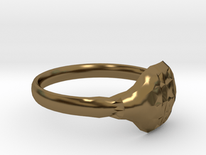 RING15CMK1 in Polished Bronze