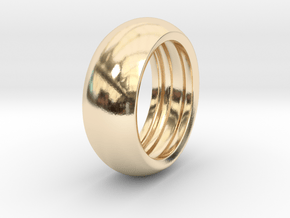 Ralph H. - Slick Ring Hollow in 14k Gold Plated Brass: 9 / 59