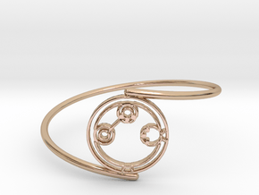 Adaline - Bracelet Thin Spiral in 14k Rose Gold Plated Brass