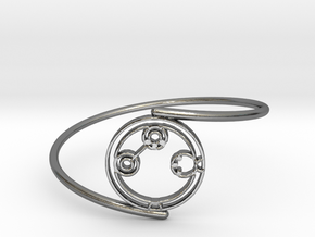 Adaline - Bracelet Thin Spiral in Polished Silver