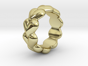 Heart Ring 28 - Italian Size 28 in 18k Gold