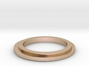 Ring middle 19 mm in 14k Rose Gold