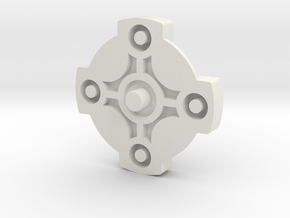 Directional GBA SP Button in White Natural Versatile Plastic