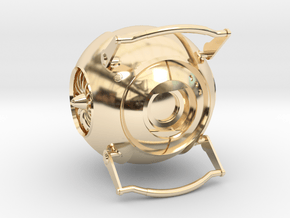 Wheatley from Portal 2 in 14k Gold Plated Brass